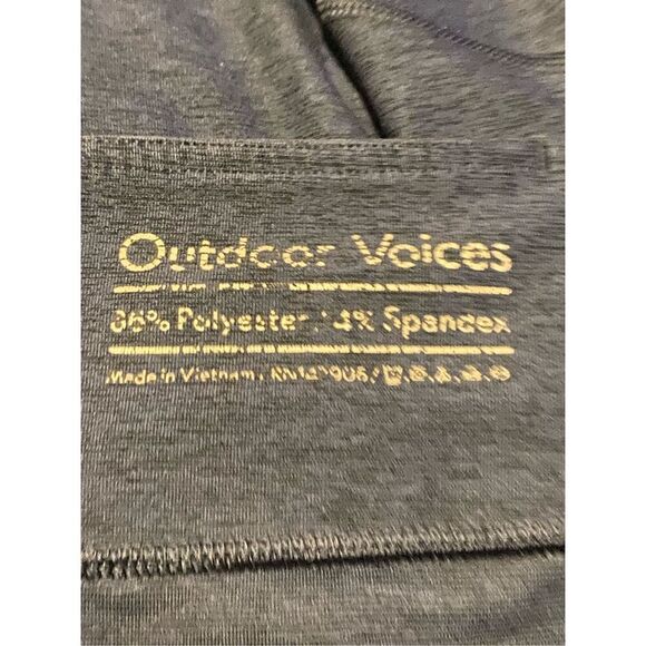 Outdoor Voices Harem Leggings Size L Navy Blue Drop Crotch Stretch Lounge Pants - Picture 5 of 5
